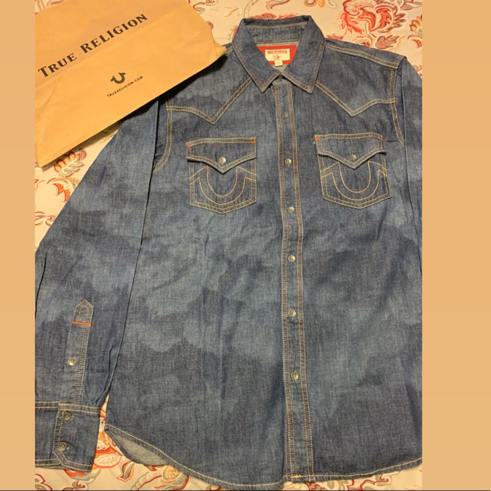 True Religion jean shirt